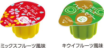 ハイプチゼリー ラインナップ ミックスフルーツ風味/キウイフルーツ風味